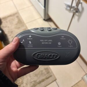 Graco Pack N Play Crib Soother Nature Lights Music Baby Sound Machine Portable